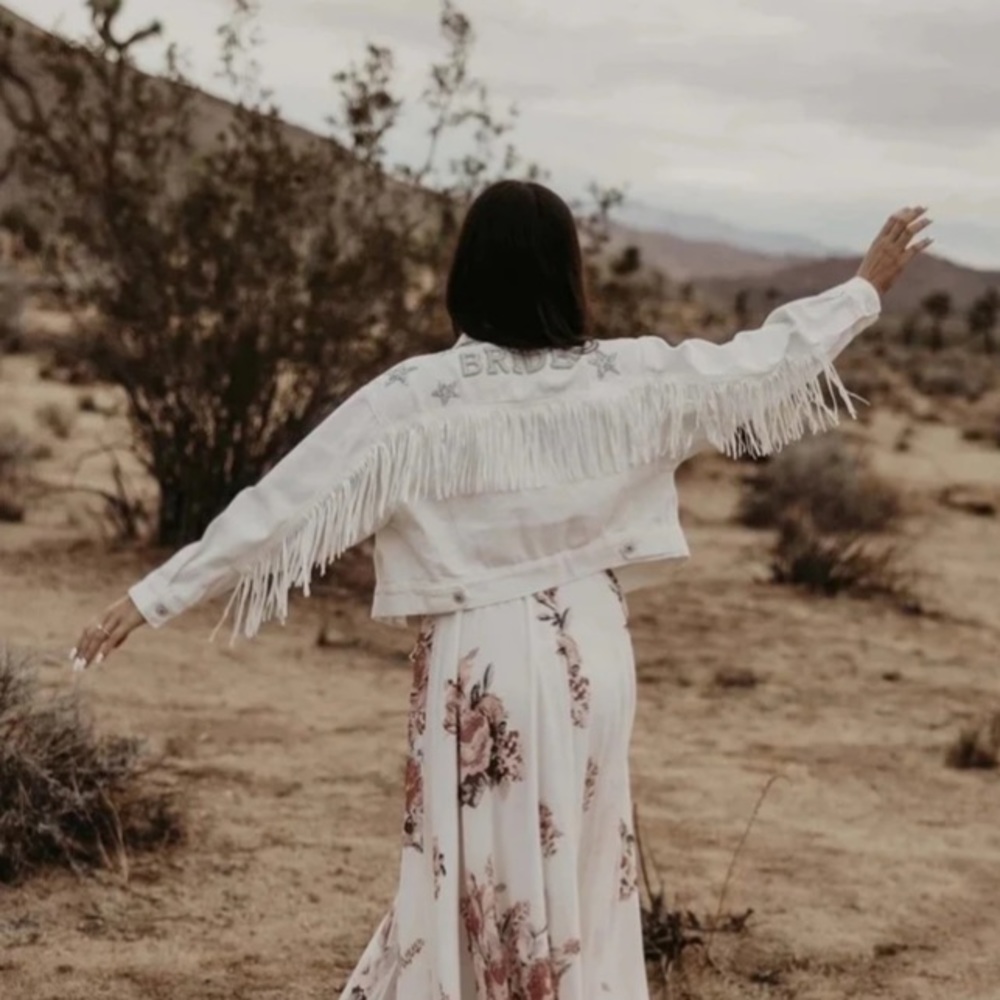 Bride fringe jacket